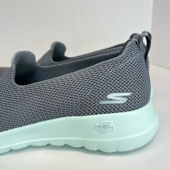 Skechers Go Walk Joy Sensational Day Womens Sz 8.5 124187 Displays Grey/Mint - Picture 4 of 15